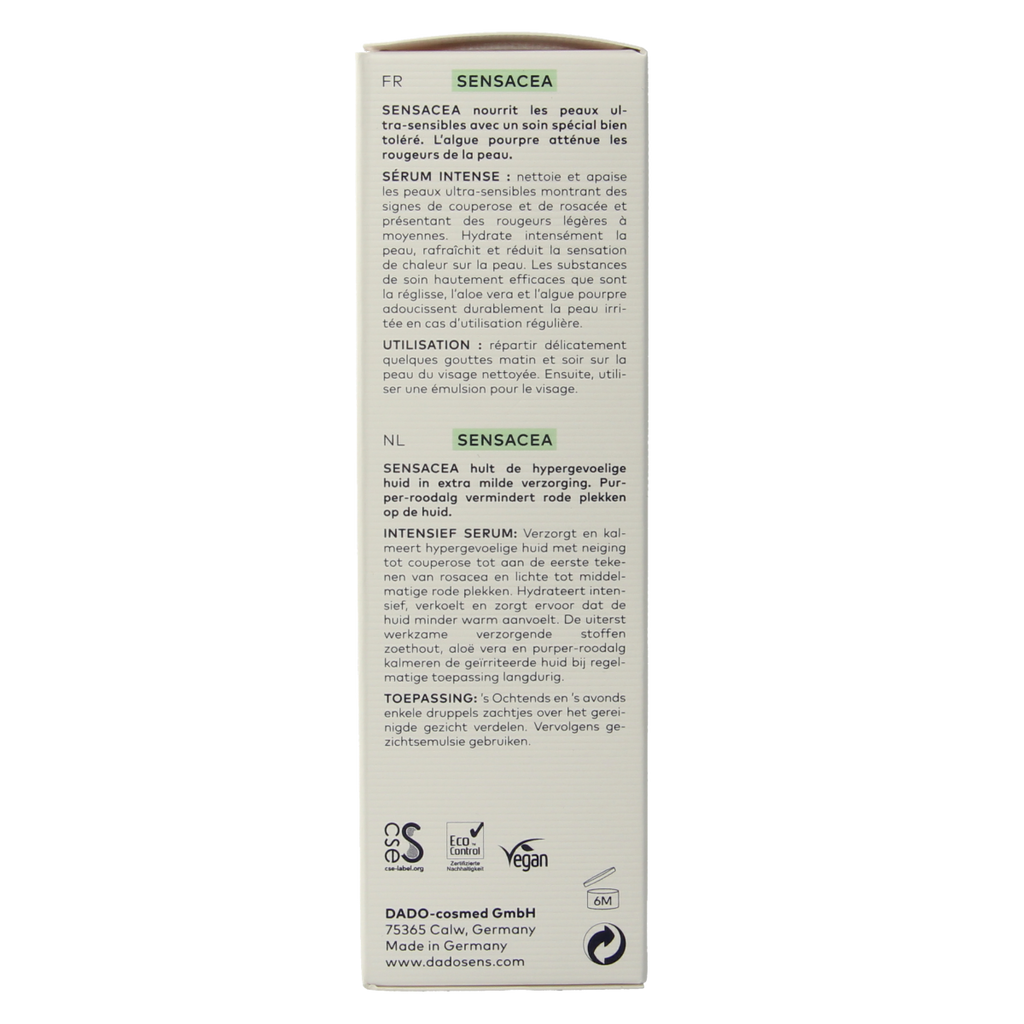 Dado Sens Sansacea intensive serum bio 50.00 Milliliter