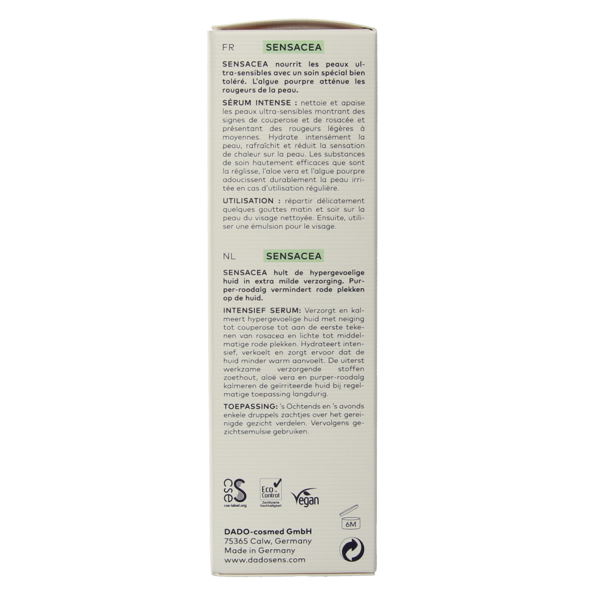 Dado Sens Sansacea intensive serum bio 50.00 Milliliter