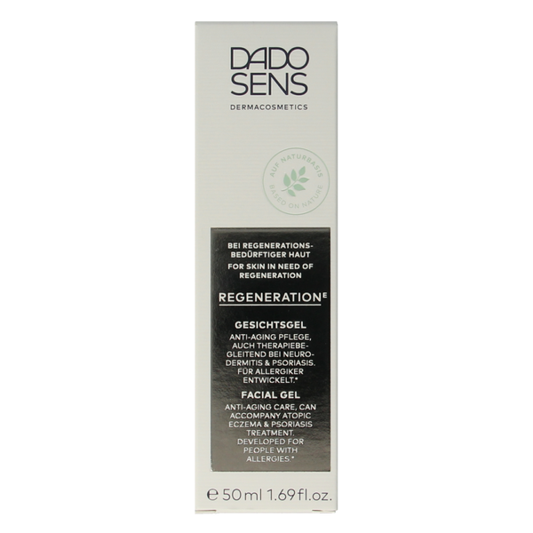 Dado Sens Regeneration E facial gel bio 15.00 Milliliter