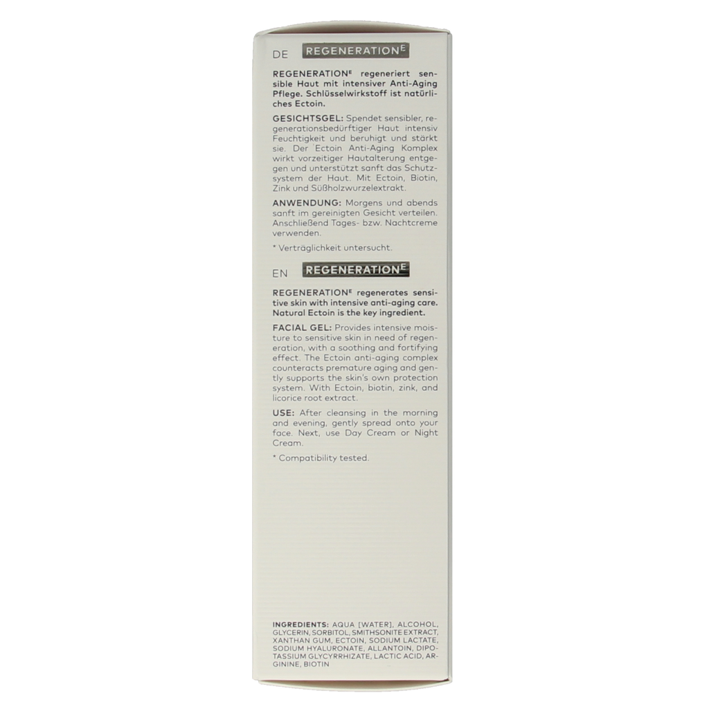 Dado Sens Regeneration E facial gel bio 15.00 Milliliter