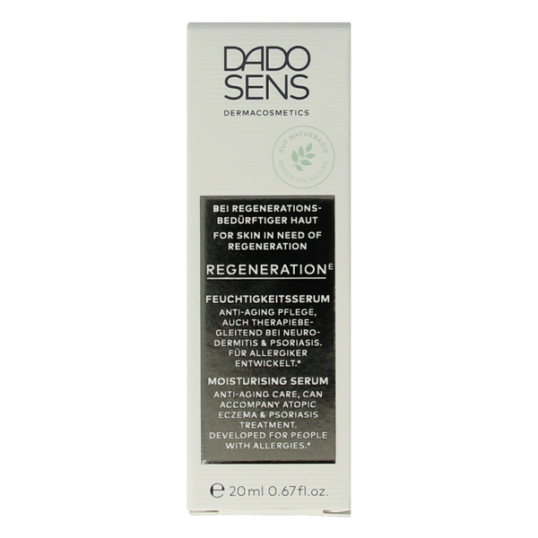 Dado Sens Regeneration E moisturising serum bio 20.00 Milliliter