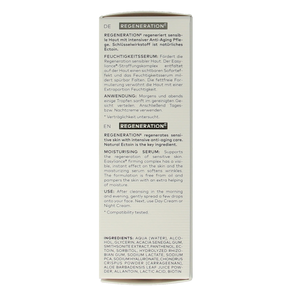 Dado Sens Regeneration E moisturising serum bio 20.00 Milliliter
