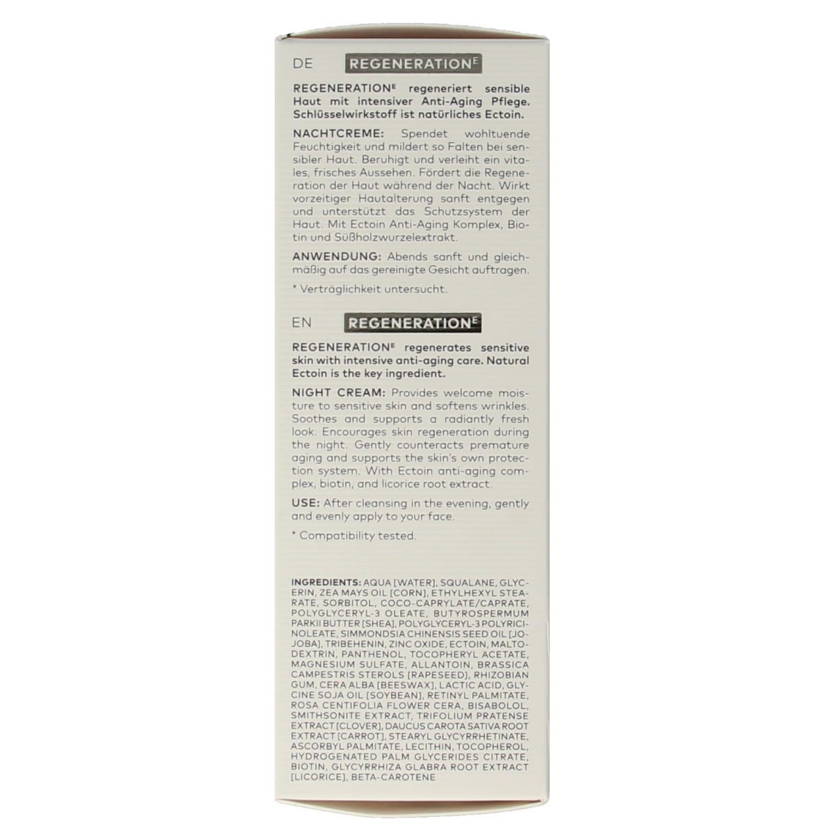 Dado Sens Regeneration E night cream 50.00 Milliliter