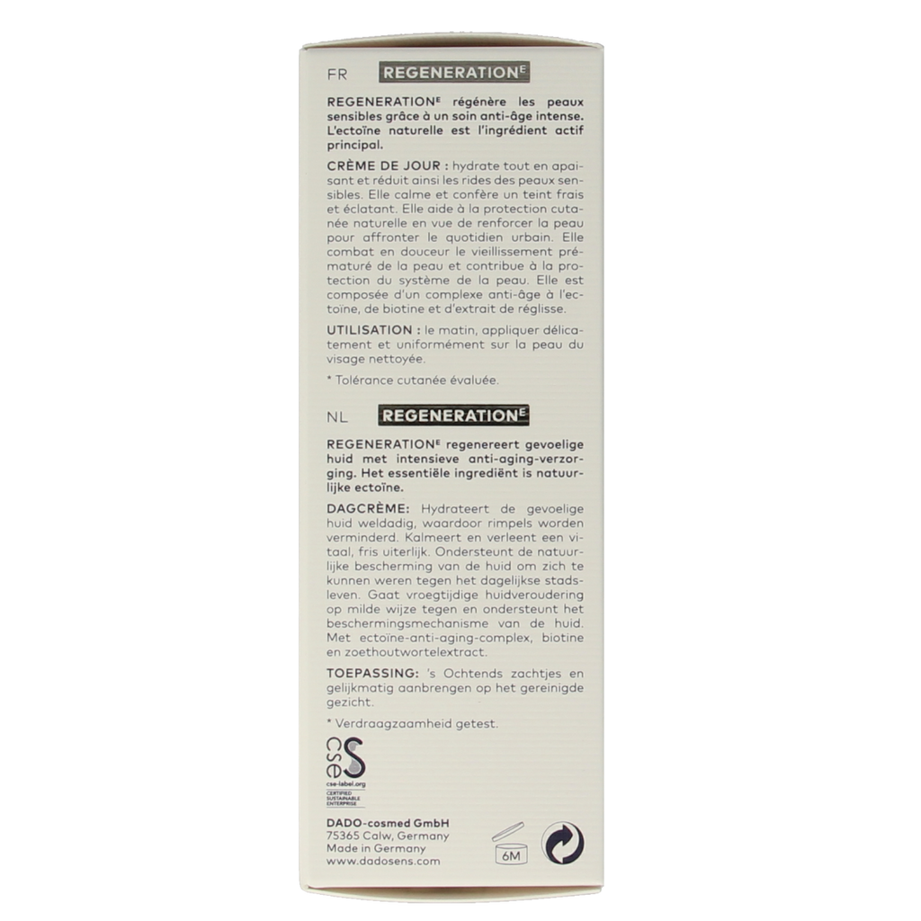 Dado Sens Regeneration E day cream 50.00 Milliliter