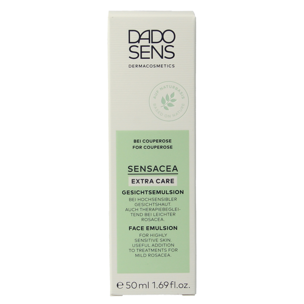 Dado Sens Sensacea extra care face emulsie bio 50.00 Milliliter