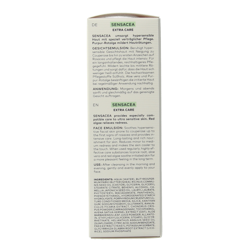 Dado Sens Sensacea extra care face emulsie bio 50.00 Milliliter
