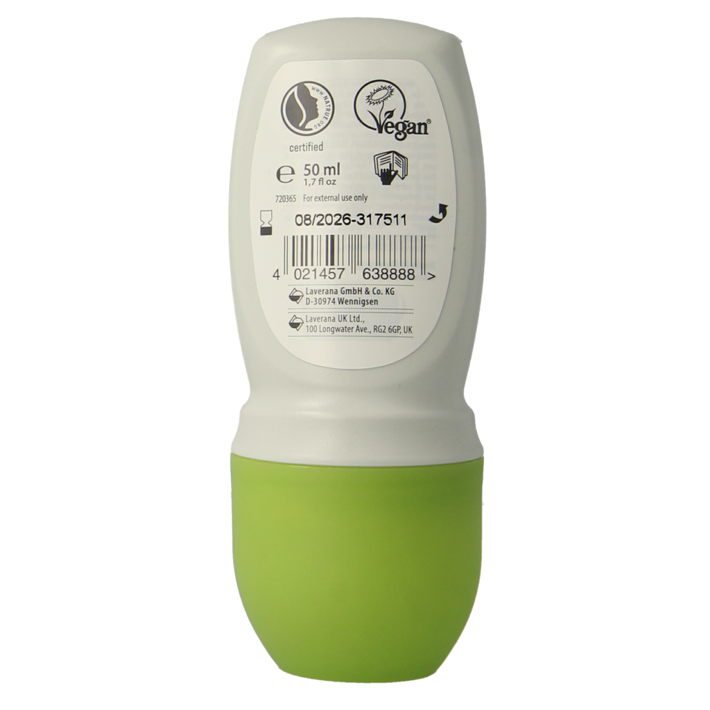 Lavera Deodorant roll-on natural & refresh bio 50.00 Milliliter