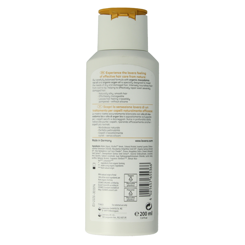 Lavera Conditioner repair & deep care 200 Milliliter