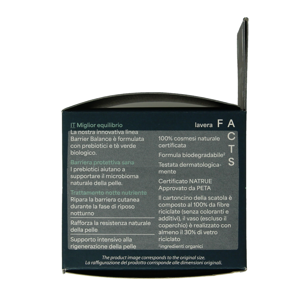Lavera Barrier balance nightcream bio 50.00 Milliliter