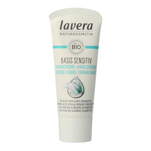 Lavera Basis sensitiv handcreme mini bio 20.00 Milliliter
