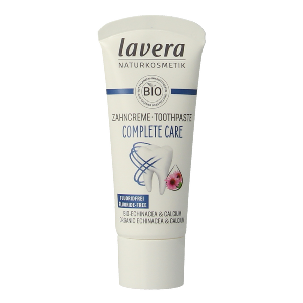 Lavera Tandpasta complete care fluoridevrij bio mini 20.00 Milliliter