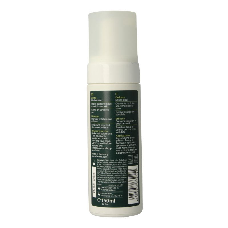 Lavera Men sensitiv shaving foam bio 150 Milliliter