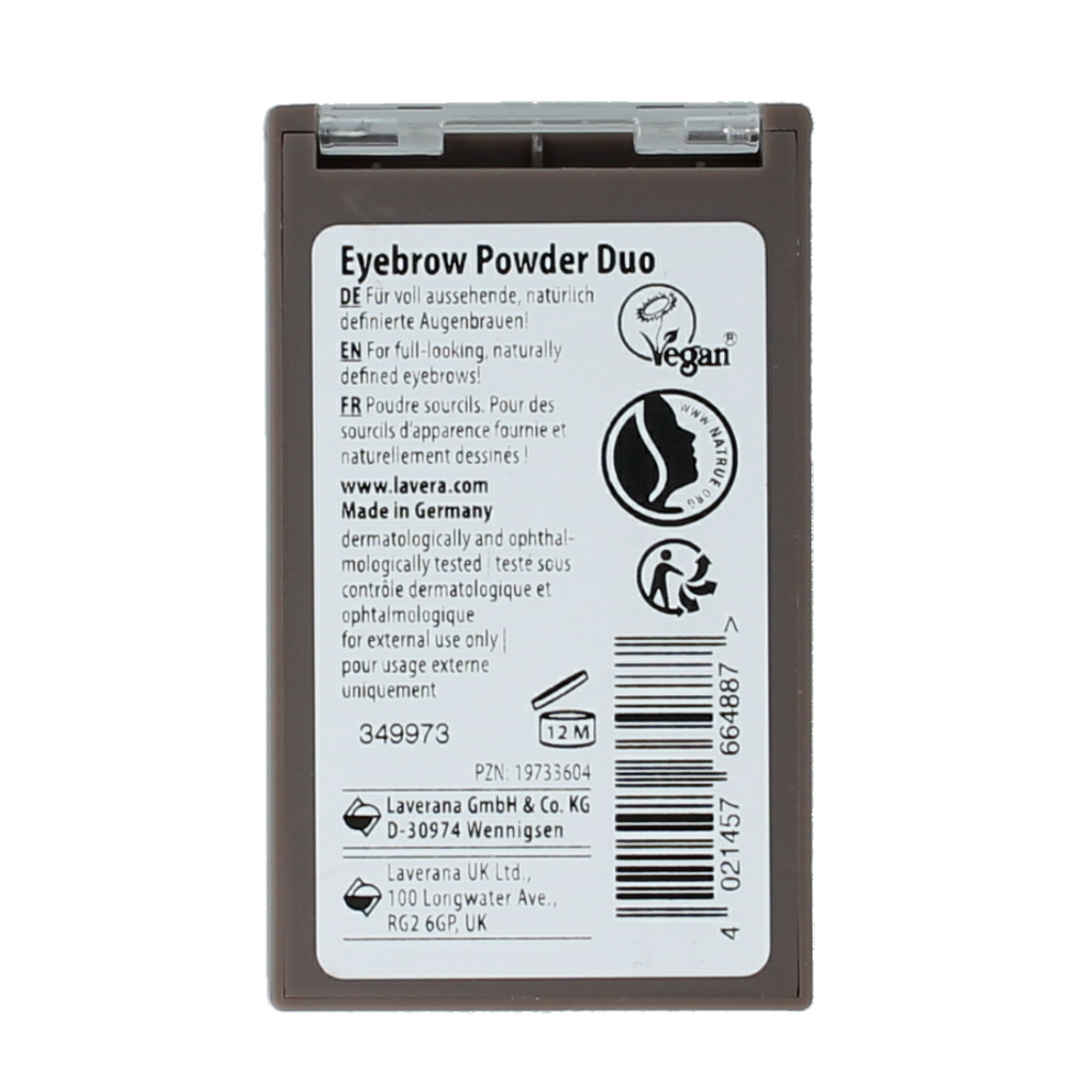 Lavera Eyebrow powder duo bio 1.00 Stuks