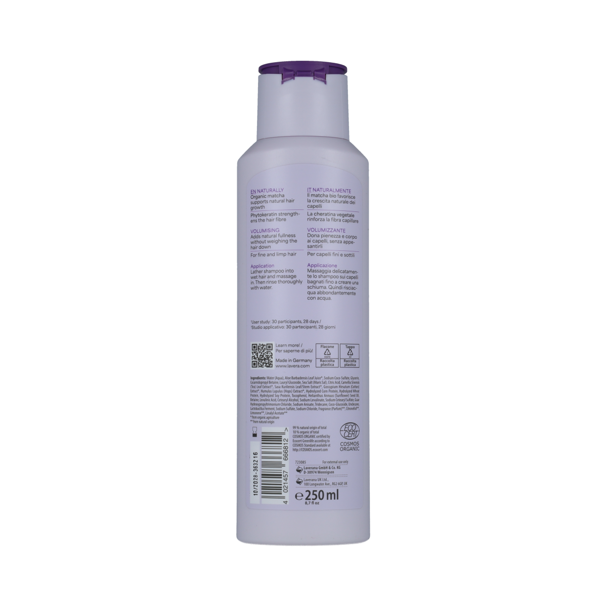 Lavera Shampoo Volume & Lift 250.00 Milliliter