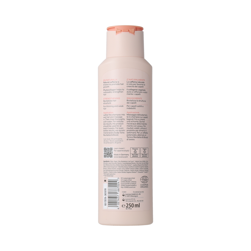 Lavera Shampoo Revitalize & Boost 250.00 Milliliter