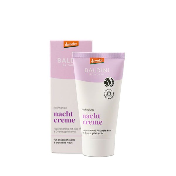 Baldini Rijke nachtcreme lavendel bio demeter 50.00 Milliliter