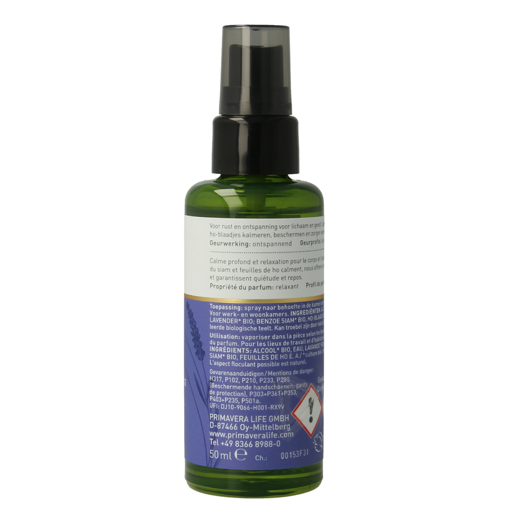 Primavera Roomspray relaxed bio 50.00 Milliliter