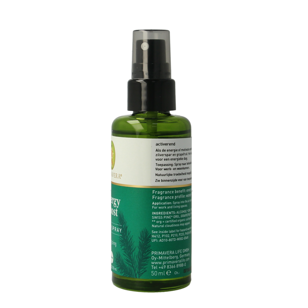 Primavera Roomspray energy boost 50.00 Milliliter