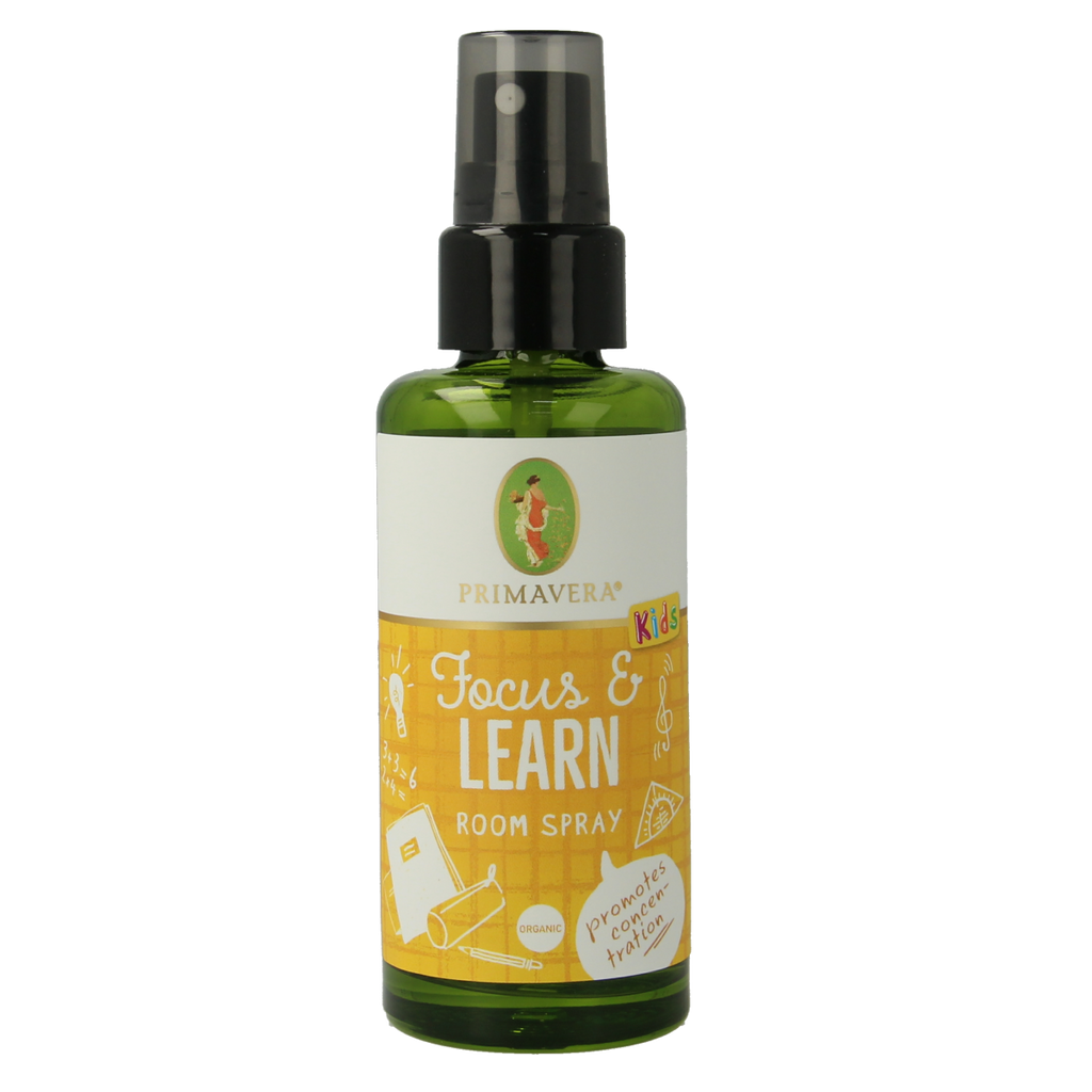 Primavera Organic roomspray focus & learn bio 50.00 Milliliter