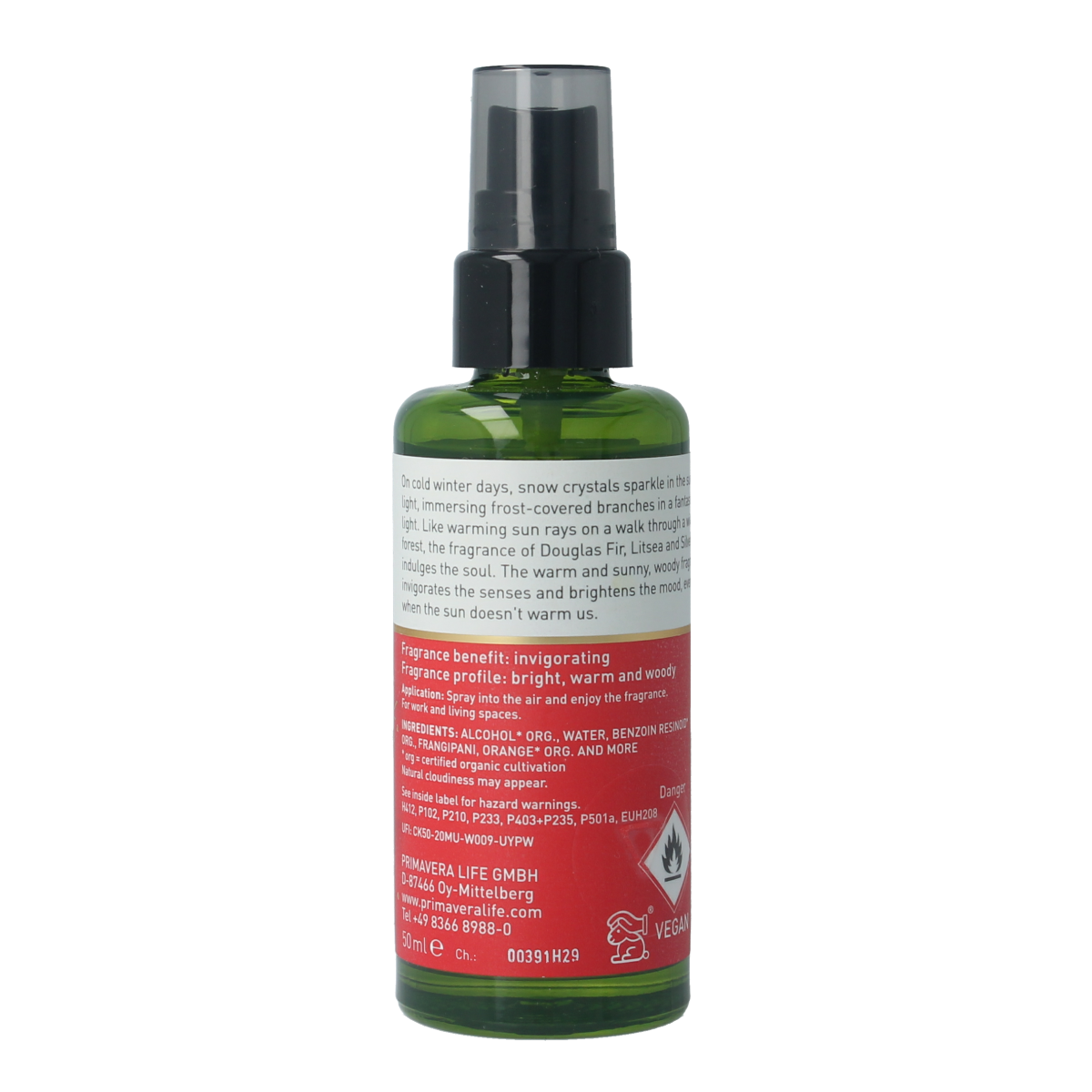 Primavera Roomspray sunny winter bio 50.00 Milliliter