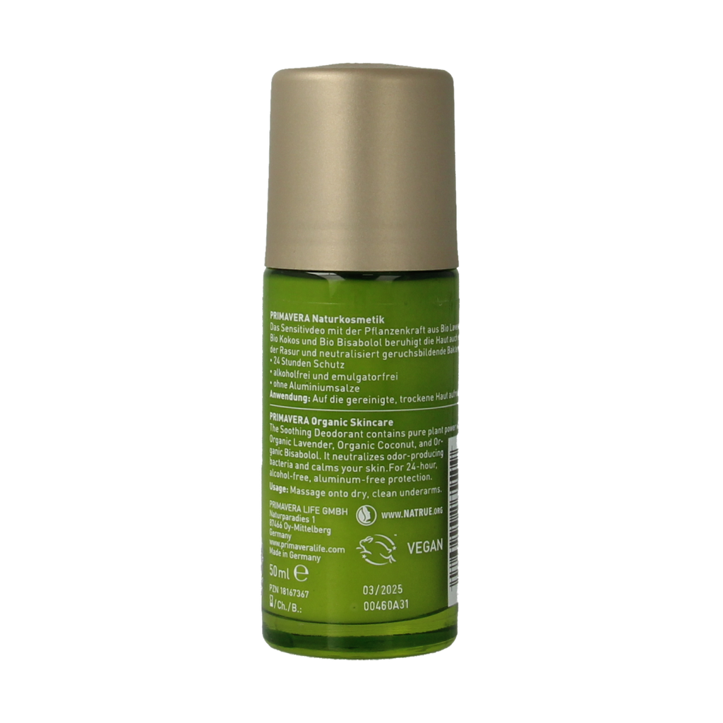 Primavera Deodorant relaxing soothing 50.00 Milliliter