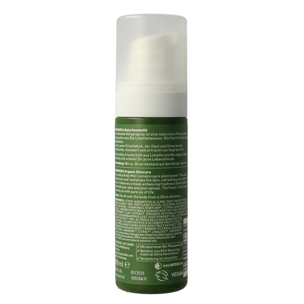 Primavera Pure joy body mist 100.00 Milliliter