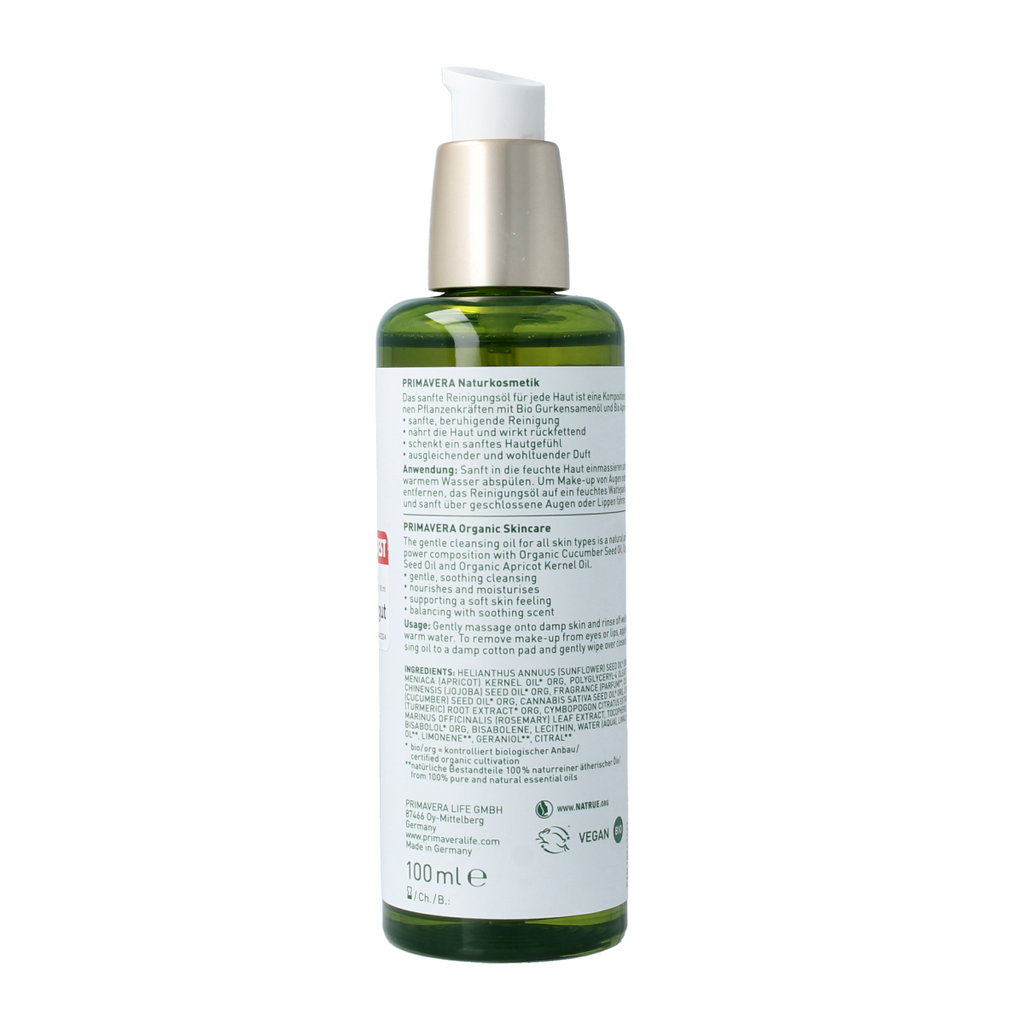 Primavera Cleansing oil calming & softening 100.00 Milliliter
