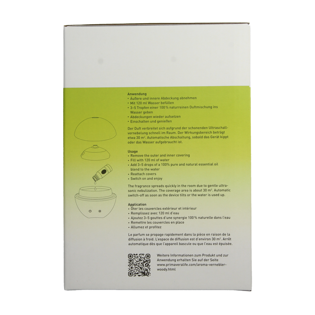 Primavera Aroma diffuser woody 1.00 Stuks