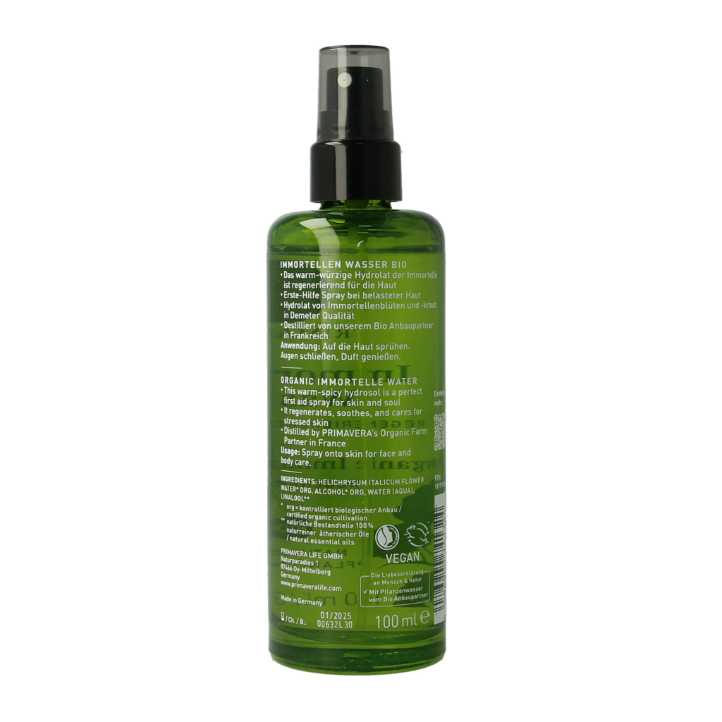 Primavera Immortelle water bio 100.00 Milliliter