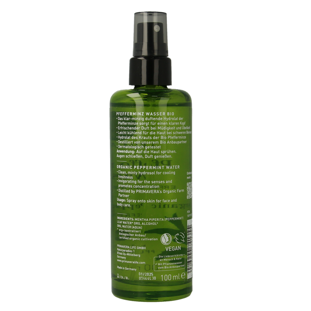 Primavera Peppermint water 100.00 Milliliter