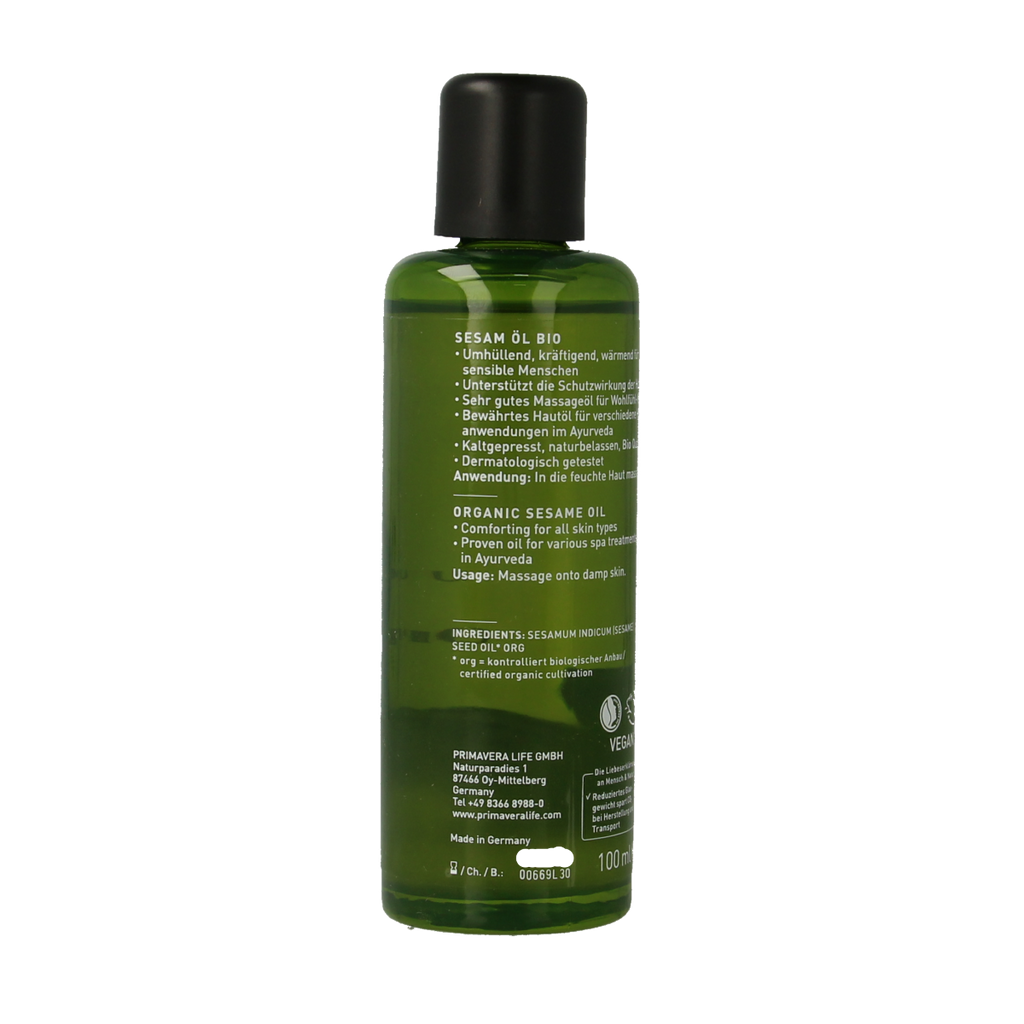 Primavera Sesam olie bio 100.00 Milliliter