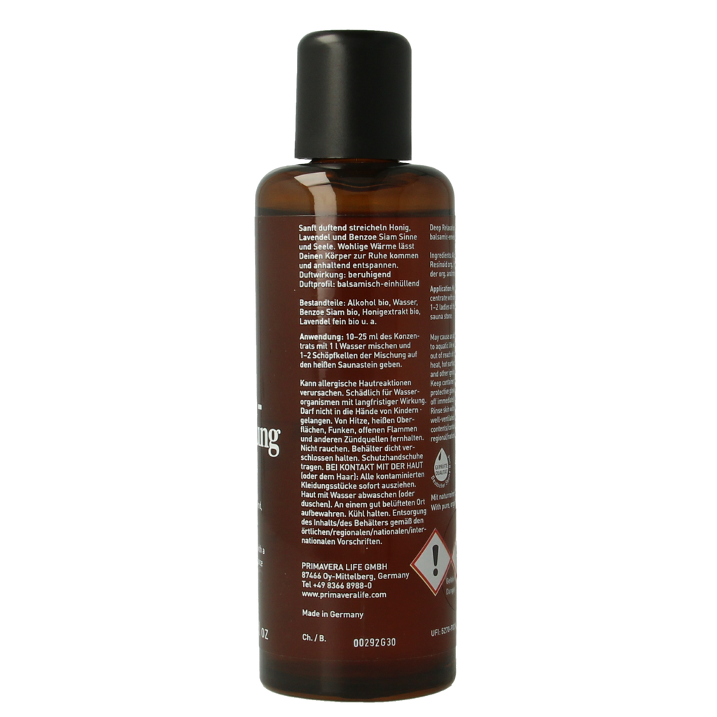 Primavera Sauna therapy deep relaxation bio 100.00 Milliliter