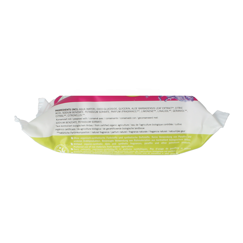 Benecos natural beauty Vegan happy reinigingsdoekjes 25 Stuks