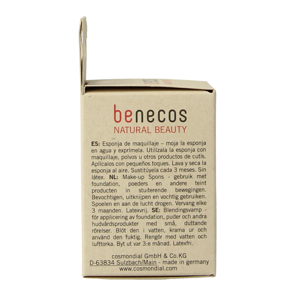 Benecos natural beauty Natural make-up sponge 1.00 Stuks