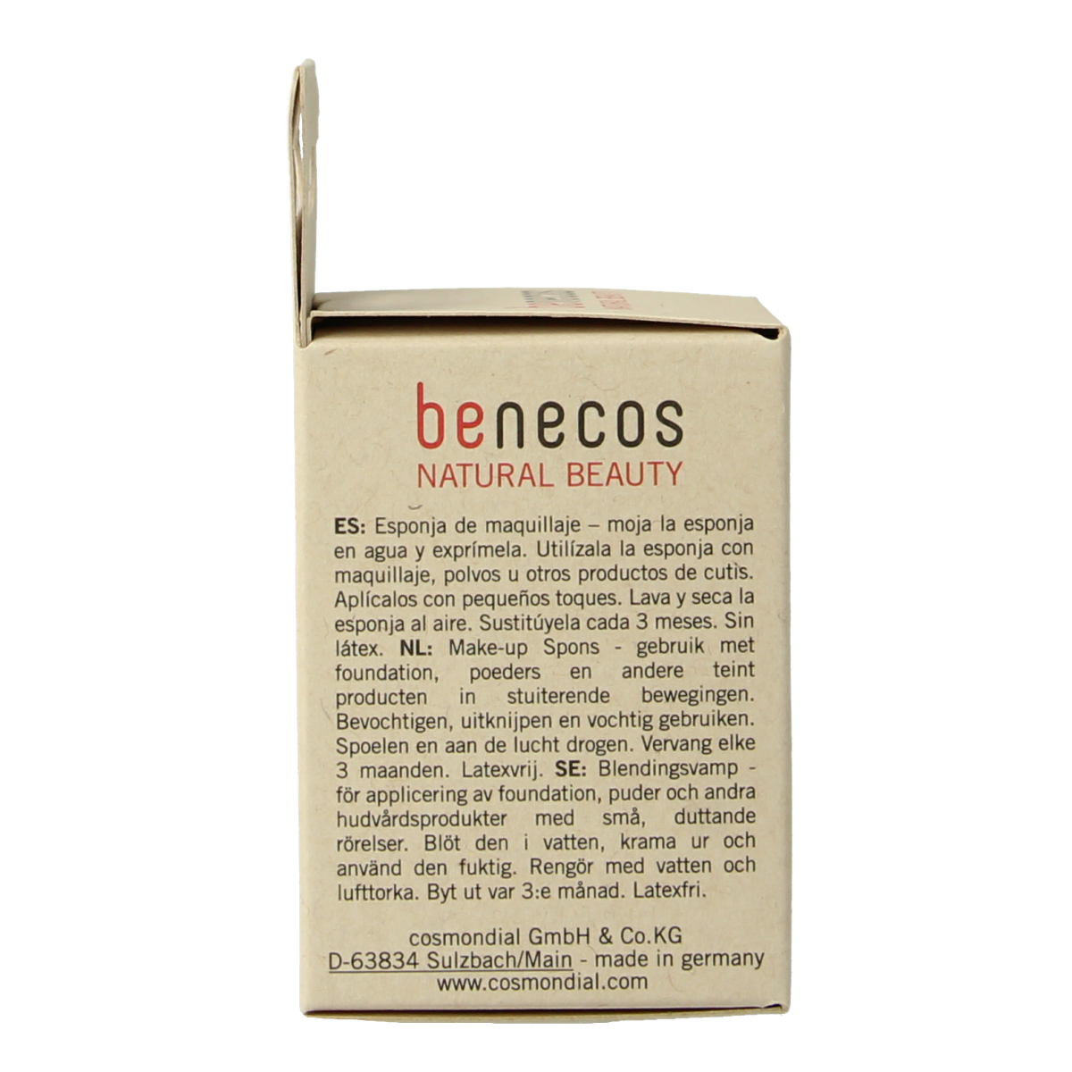 Benecos natural beauty Natural make-up sponge 1.00 Stuks