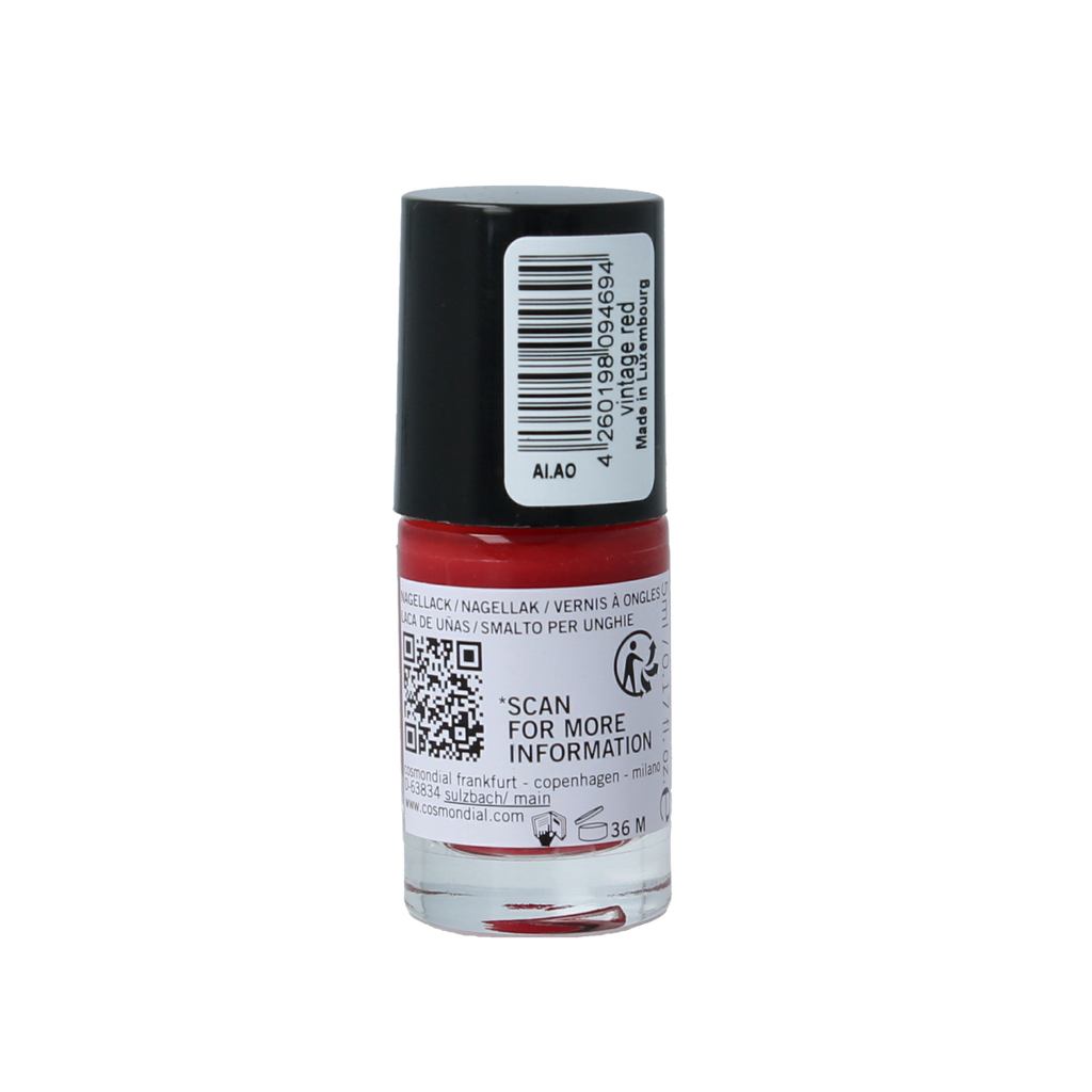 Benecos natural beauty Vegan nail polish vintage red 20-free plantbased 5.00 Milliliter