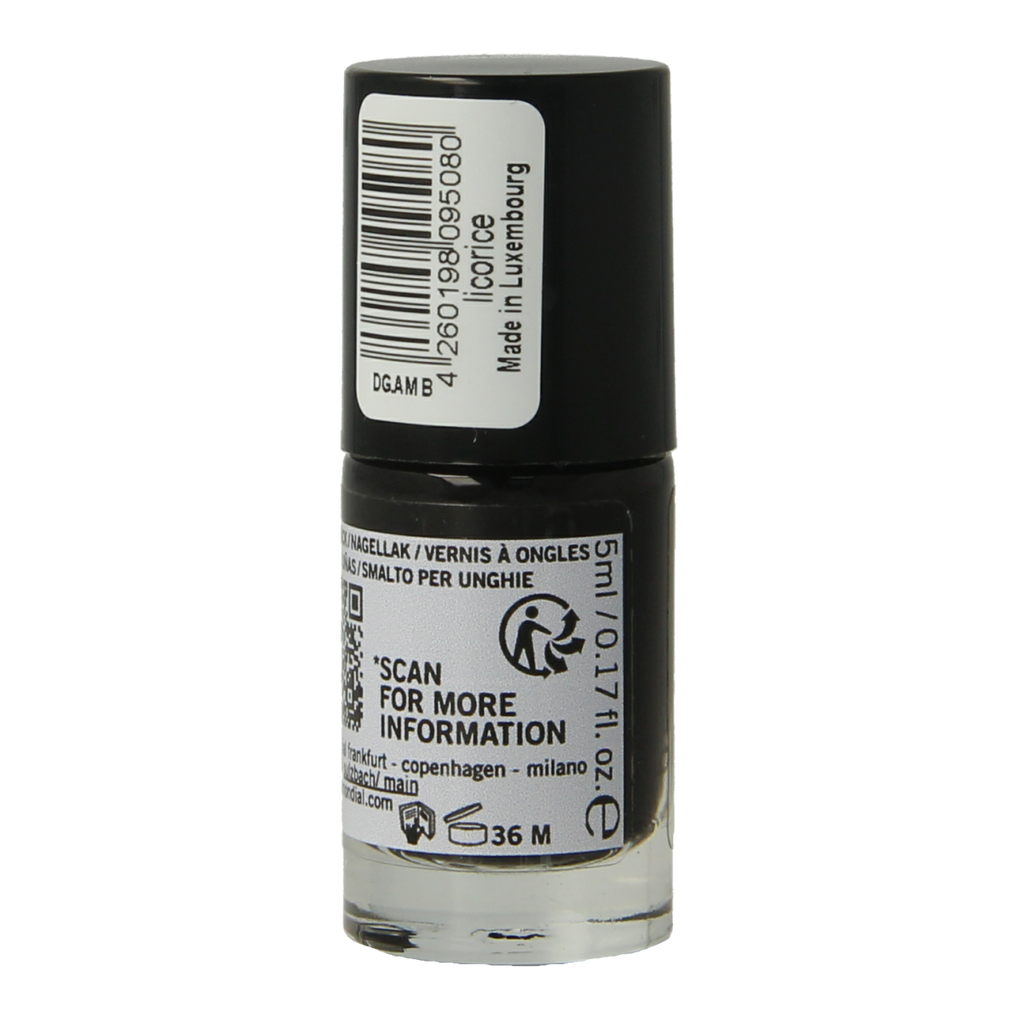 Benecos natural beauty Vegan nail polish licorice 20-free plantbased 5.00 Milliliter