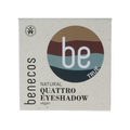 Benecos natural beauty Natural eyeshadow quantro true blue 1.00 Stuks