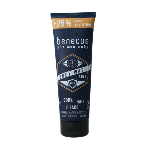 Benecos natural beauty Bio for men only body, hair & face wash 250.00 Milliliter