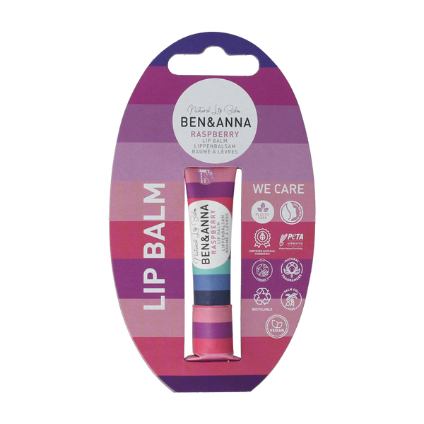 Ben & Anna Lipbalm raspberry 9.00 Gram