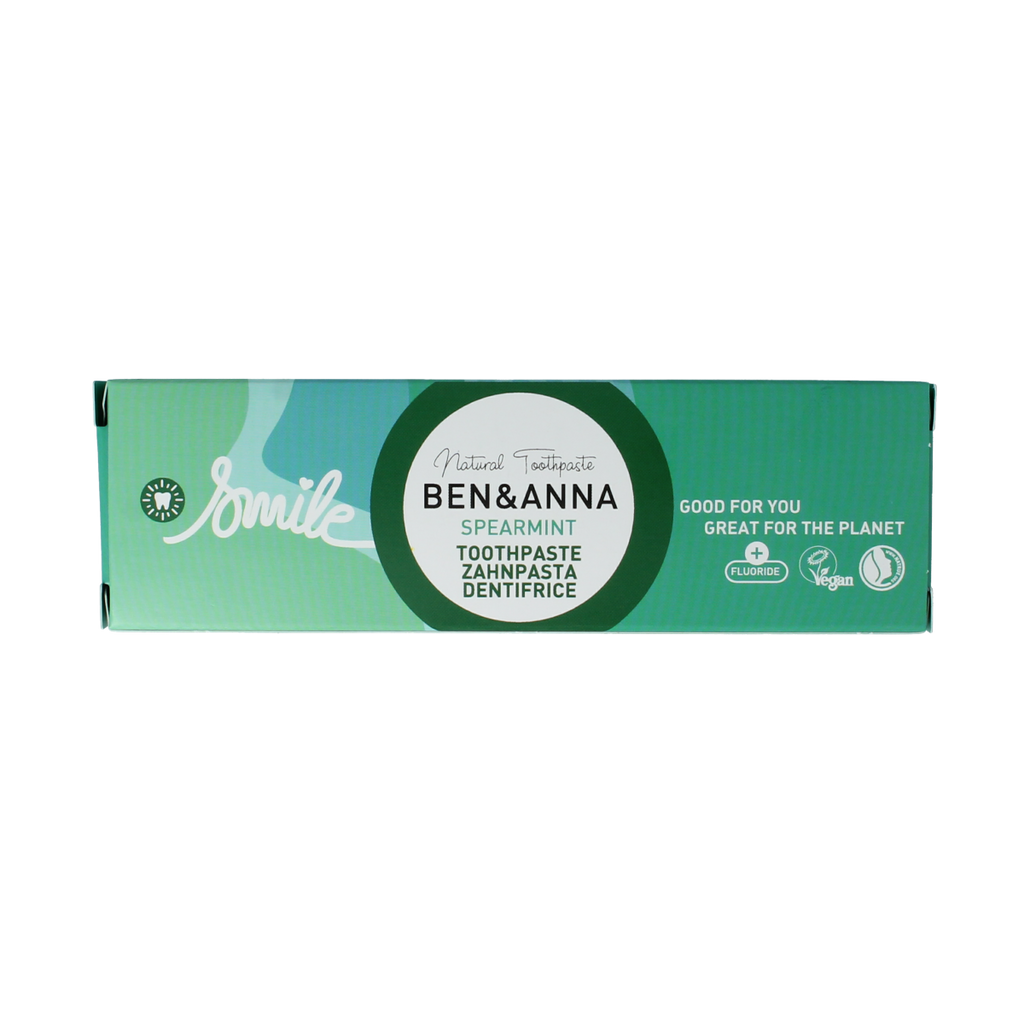 Ben & Anna Toothpaste smile spearmint 75.00 Milliliter