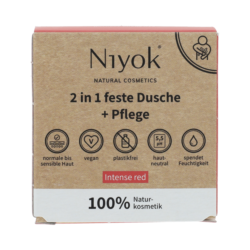 Niyok 2 in 1 shower intense red 80.00 Gram