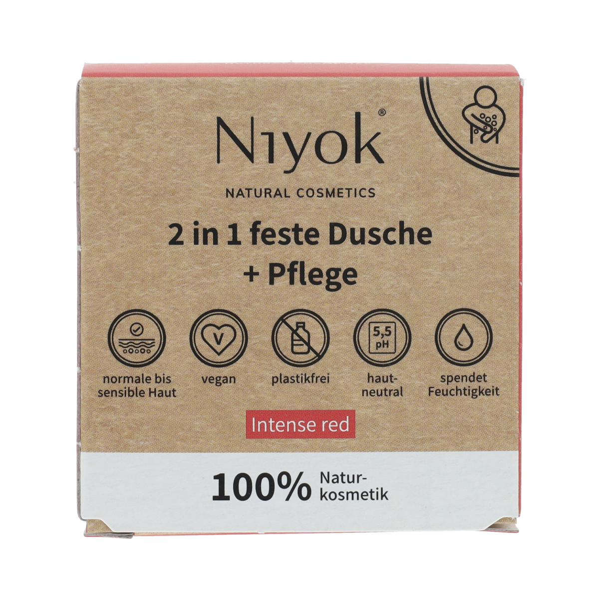 Niyok 2 in 1 shower intense red 80.00 Gram