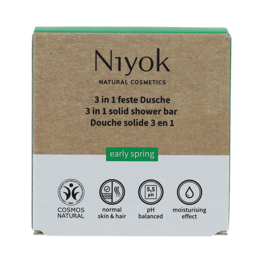 Niyok 3in1  body hair face wash early spring 80.00 Gram