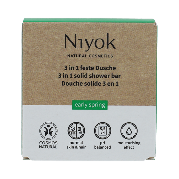 Niyok 3in1  body hair face wash early spring 80.00 Gram