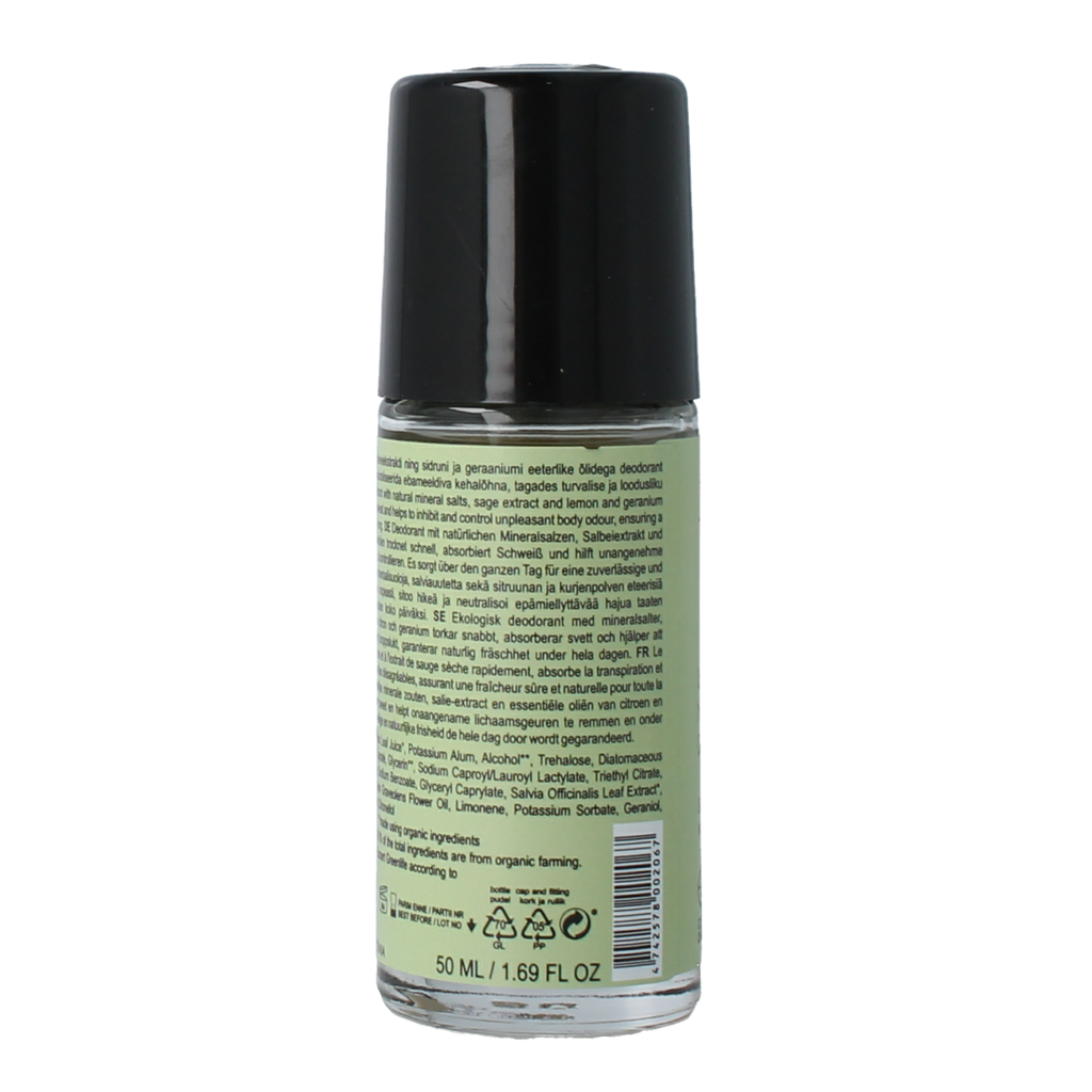 Joik Organics Lemon & geranium mineral deodorant vegan 50.00 Milliliter