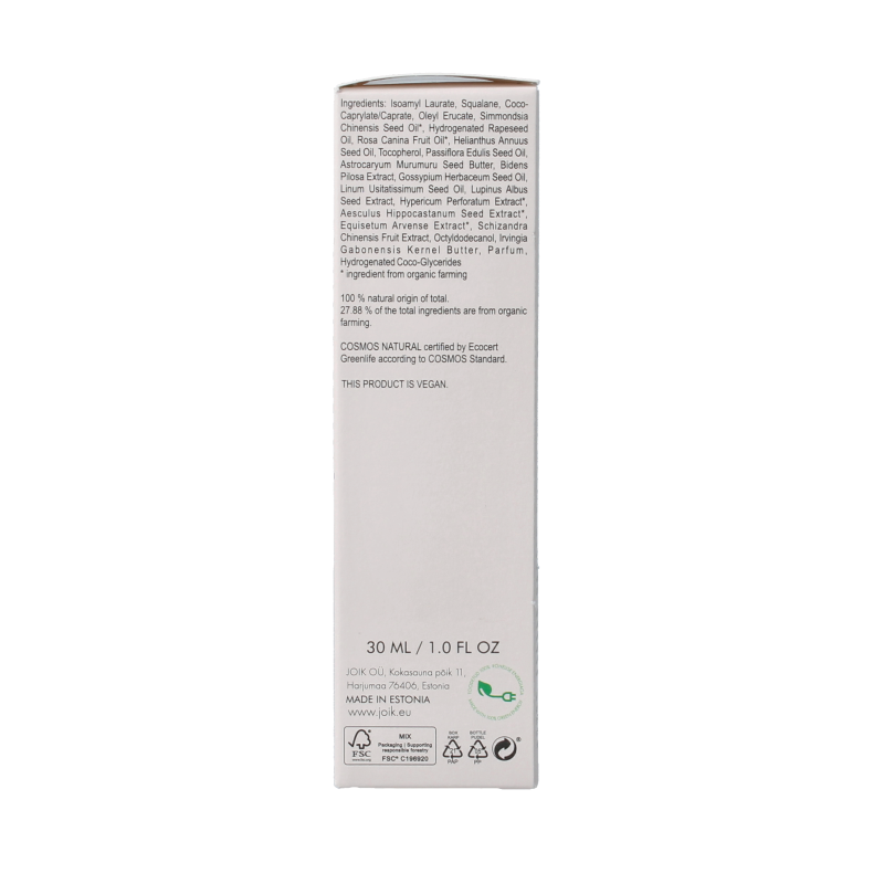 Joik Organics Re-boost collagen oil serum skin plumping 30 Milliliter