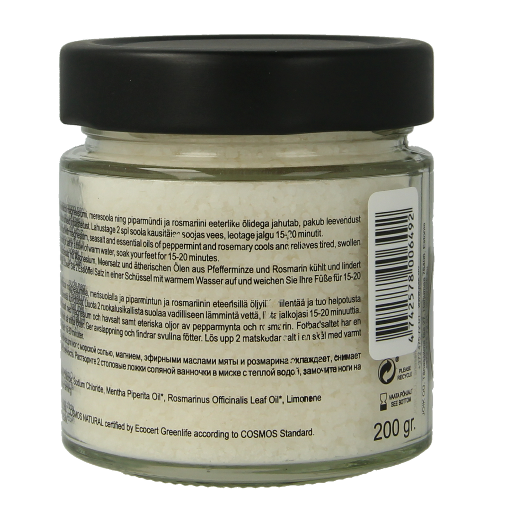 Joik Organics Organic foot bath refreshing 200.00 Gram