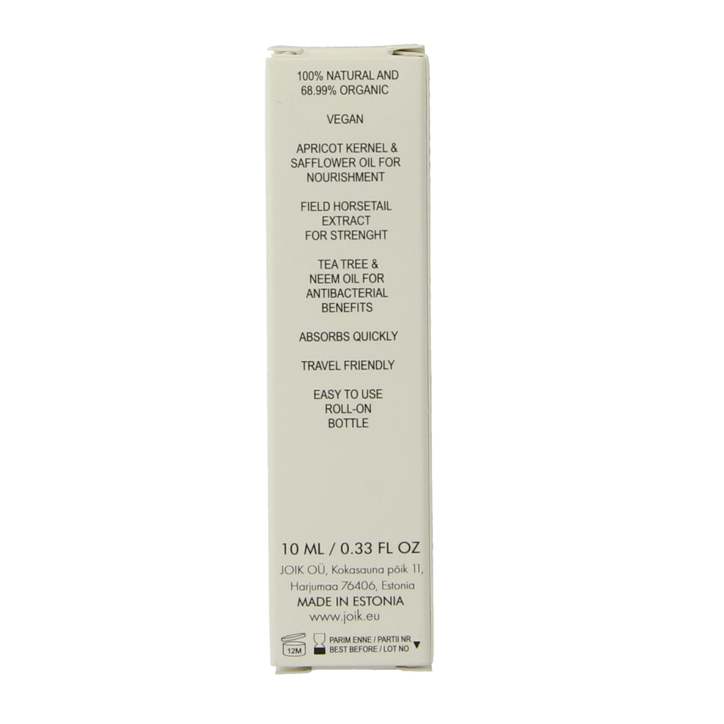 Joik Organics Organic nail & cuticle moisturizing oil 10.00 Milliliter