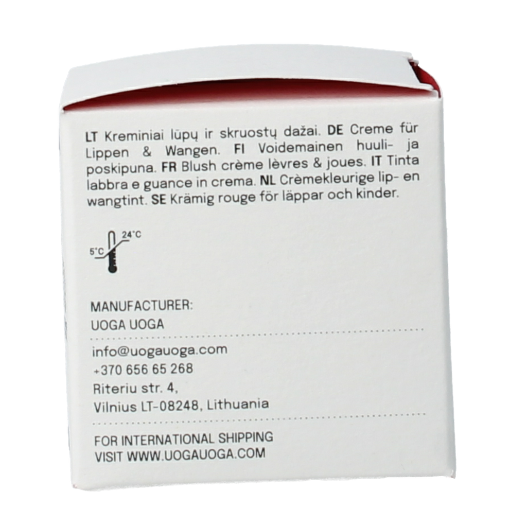 Uoga Uoga Lip & cheek 602 apricot 6.00 Milliliter